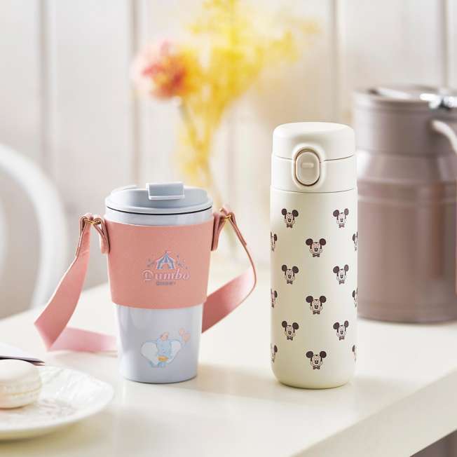New Mickey Stainless Steel Bottle White Drinkware Disnry Store JPN