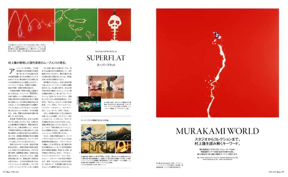 Rare TAKASHI MURAKAMI Mononoke Kyoto Casa BRUTUS Japan Mag and Art Card w/bag