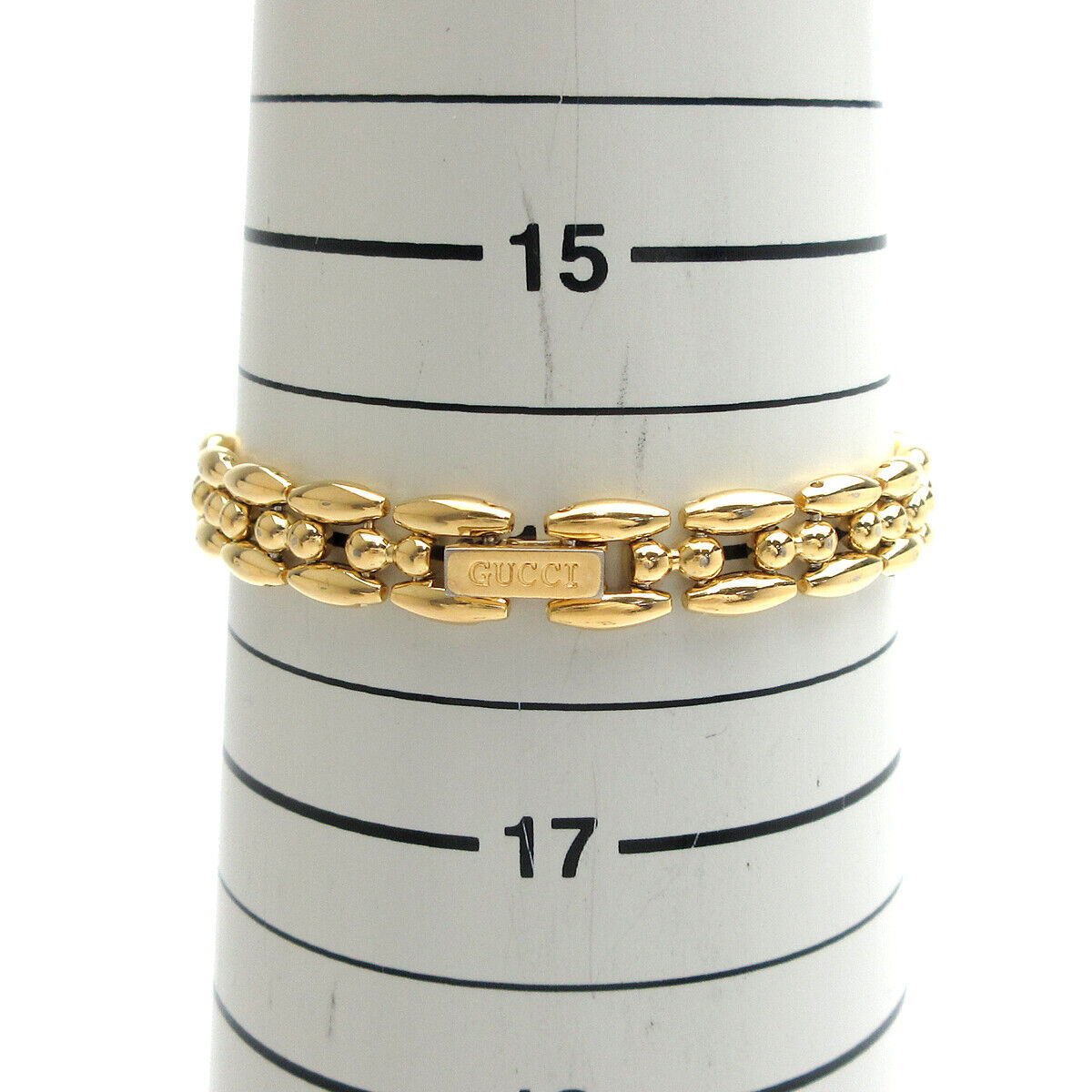 Gucci Watch Bezel Change 6 Types Gold Bracelet White Dial 11/12.2 w/box Used F/S