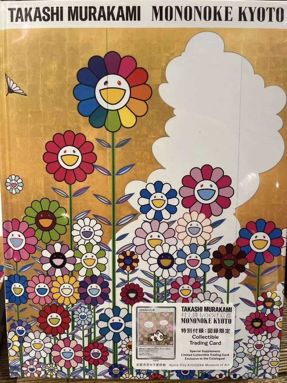 Takashi Murakami Mononoke Kyoto Official Art Book Artworks Catalog w/card F/S