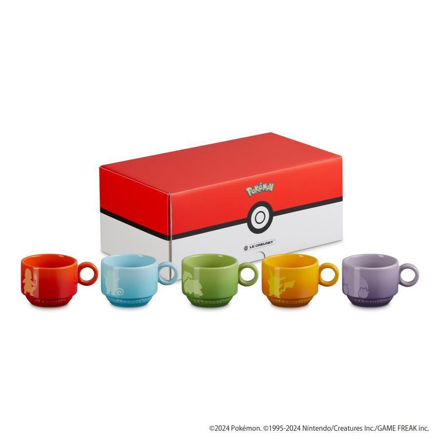 Tableware Set Mugs Le Creuset Pokemon Stacking Mug (5 pieces) New From Japan