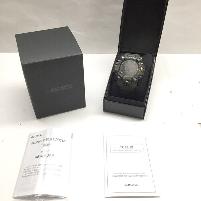 Casio Watch G-shock Solar Radio Wave GW-9500-3JF Used in Japan