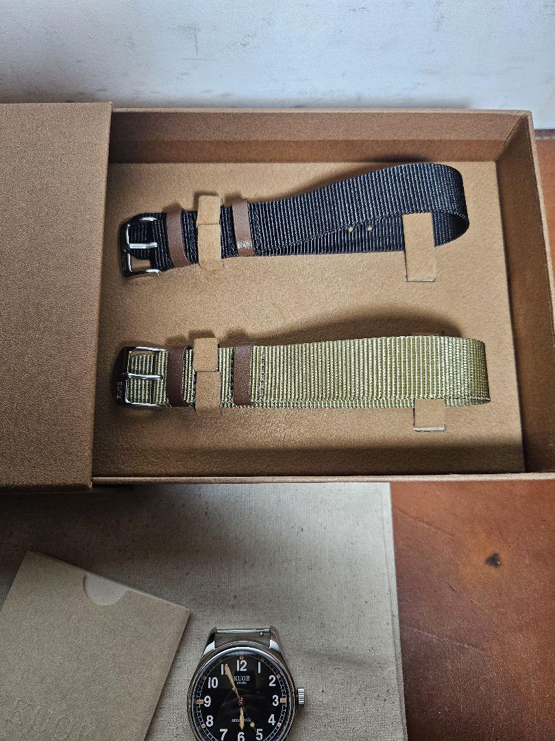 Near Mint Rare KUOE KYOTO OLD SMITH Military Watch Used in Japan