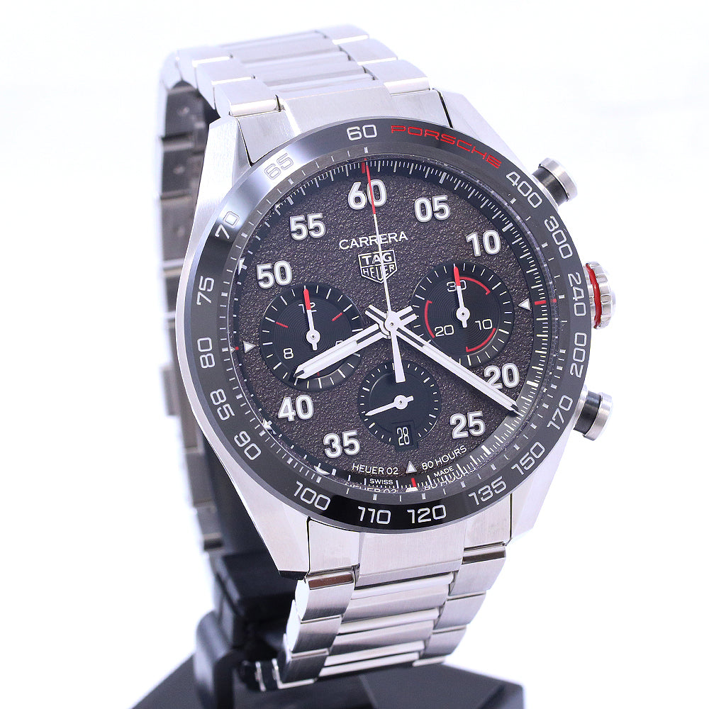 TAG Heuer Watch Carrera Caliber Heuer 02 Chronograph Porsche Special Edition CBN