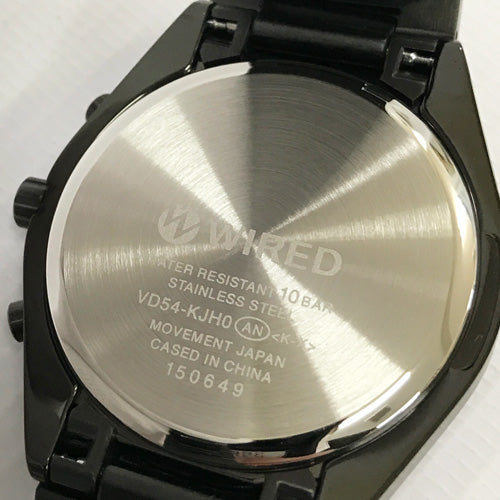 Seiko Watch Chronograph WIRED Reflection Quartz AGAT443 Used in Japan