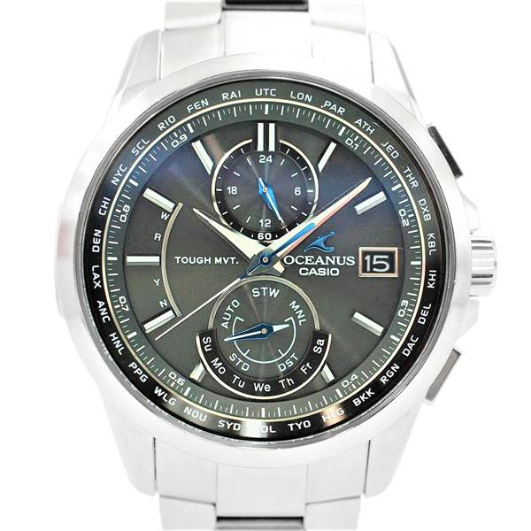 Casio Watch Oceanus Tough Solar 10 ATM Water OCW-T2500-1AJF Used in Ja –  The Japan Pride