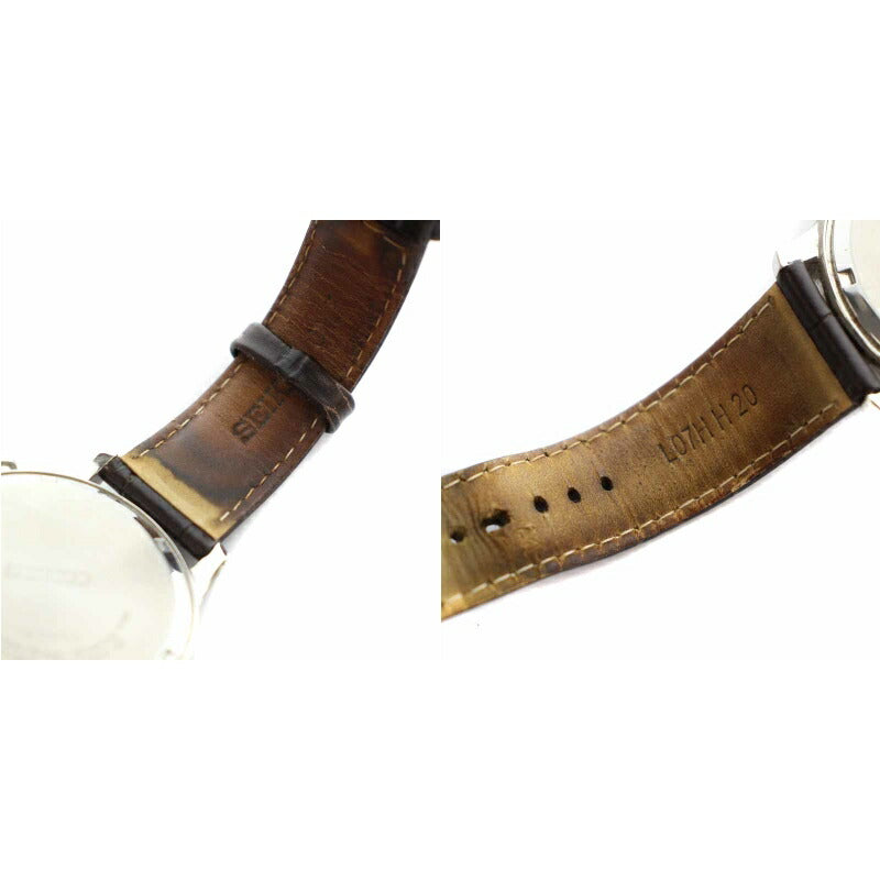 Seiko Watch World Time Quartz chronograph date calendar 3 hands Used