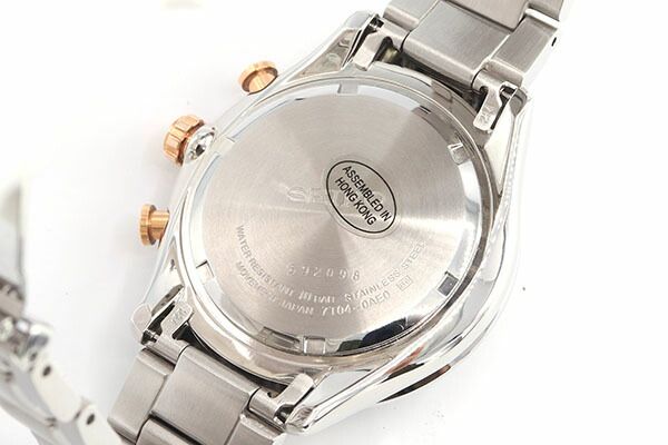 Near Mint Seiko Watch Chronograph Quartz Men's SPC151P1 Used in Japan