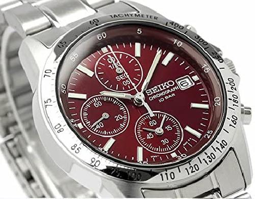 Seiko SPIRIT watch chronograph 10 standard quartz Lumi blight men Japan