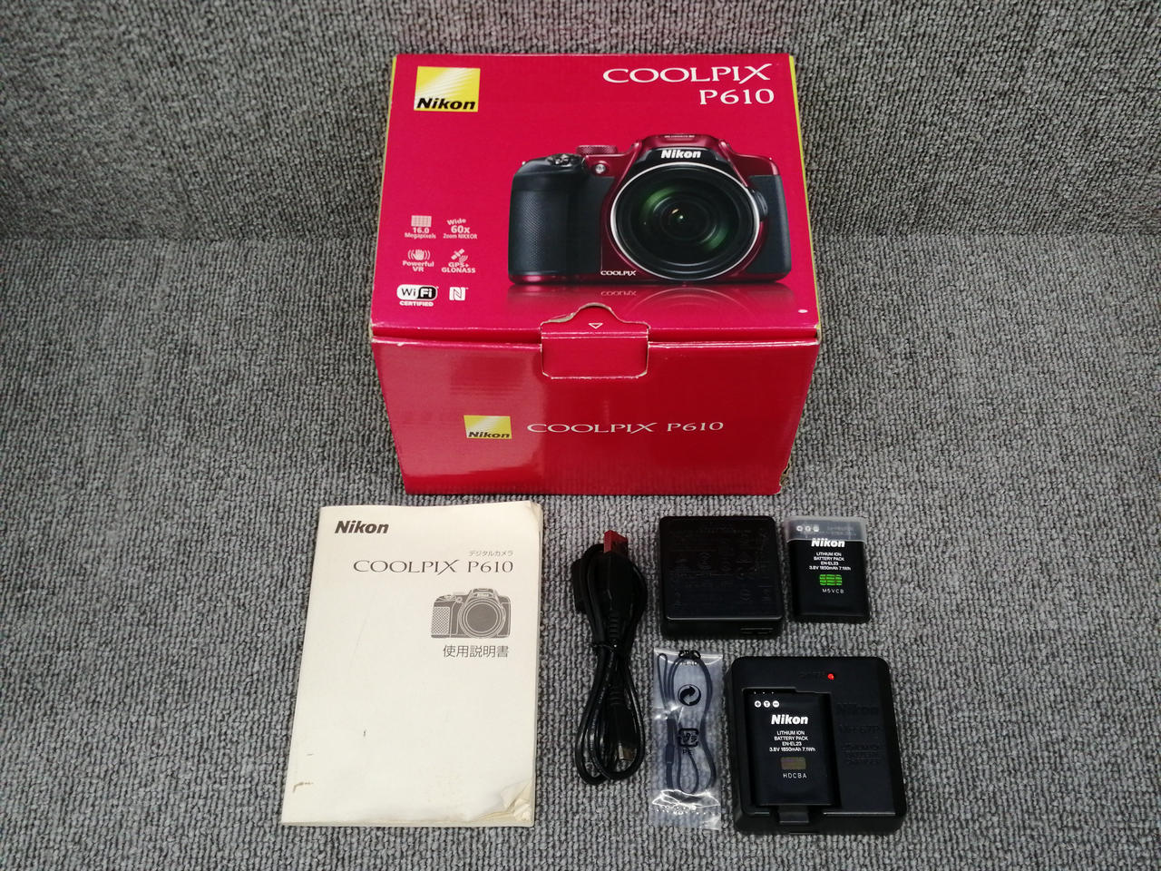 NIKON Model number: COOLPIX P610 Compact Digital Camera Used in Japan