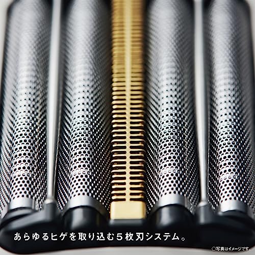 Panasonic Lamb Dash Palm-in Shaver Men's 5 Blades Marble White From Japan