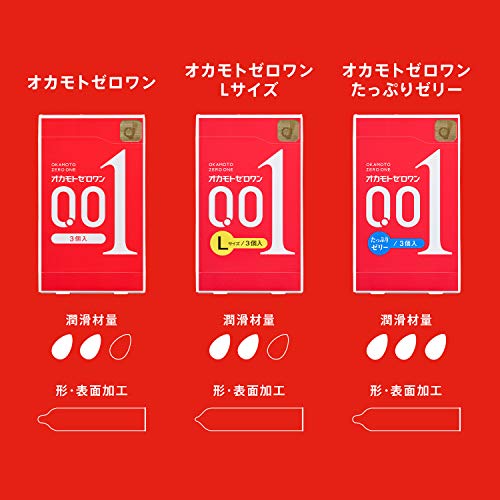 Okamoto Zero One 0.01mm L size Polyurethane (PU) 12pieces(3 pieces×4box) Japa