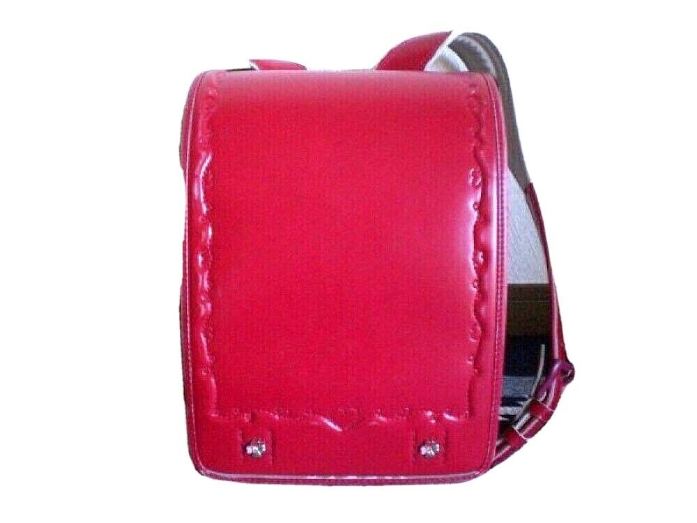 Japanese School bag Randoseru backpack red heart design very cute Used in Japan