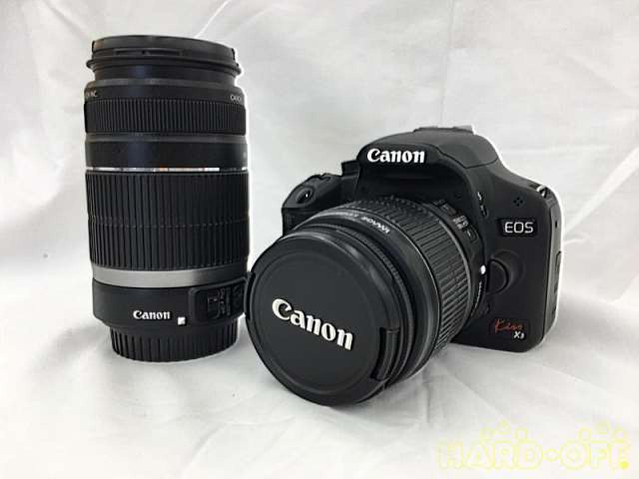 Canon model number: EOS KISS X3 double zoom kit Used in Japan