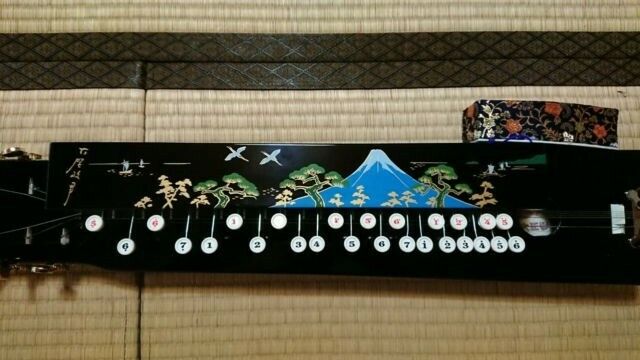 Japan peacock harp taishokoto ( goto ) musical instrument Near Mint Masao Koga