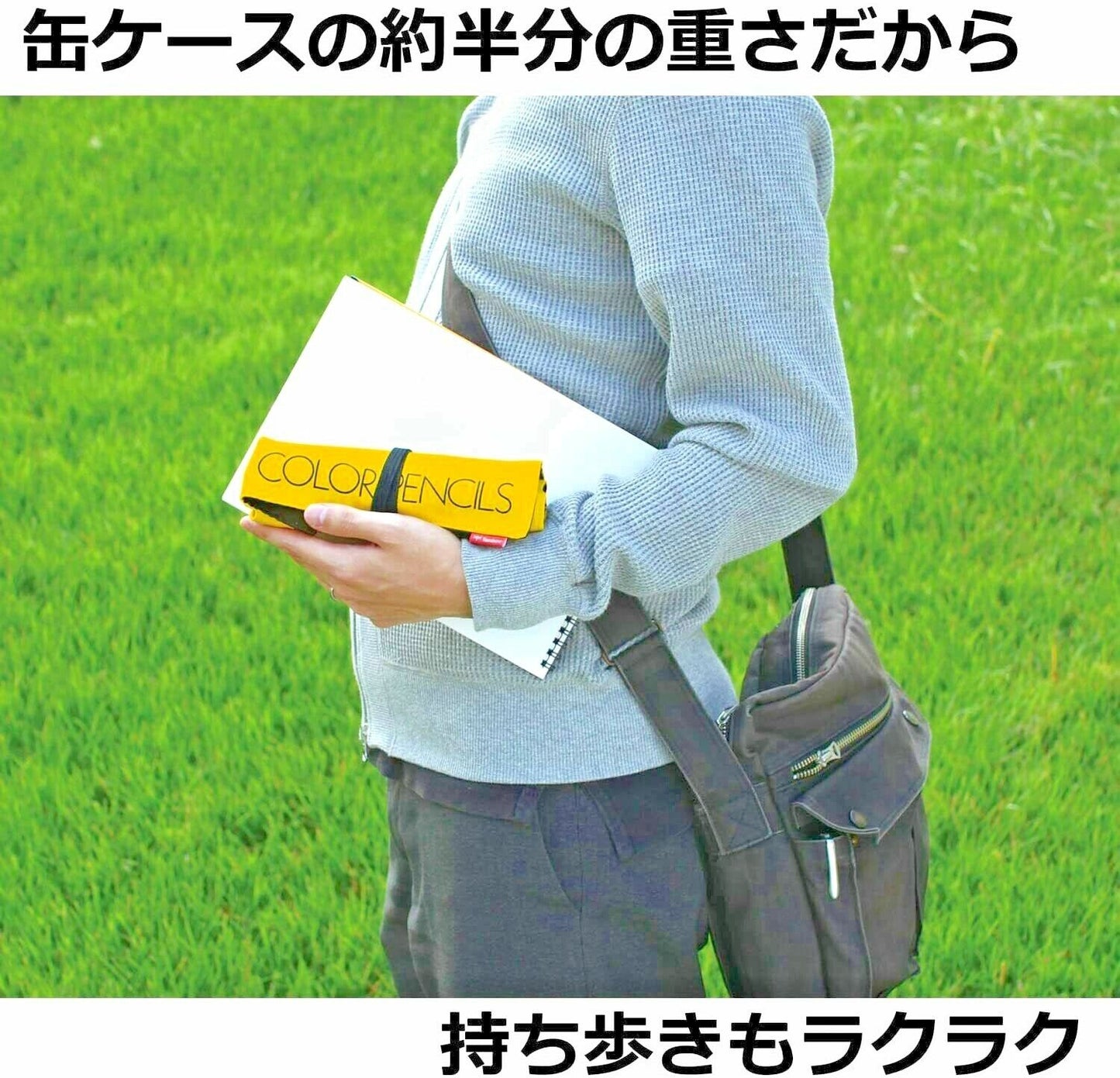 Tombow Pencil colored pencils 36 color roll case with mini sharpener From JAPAN