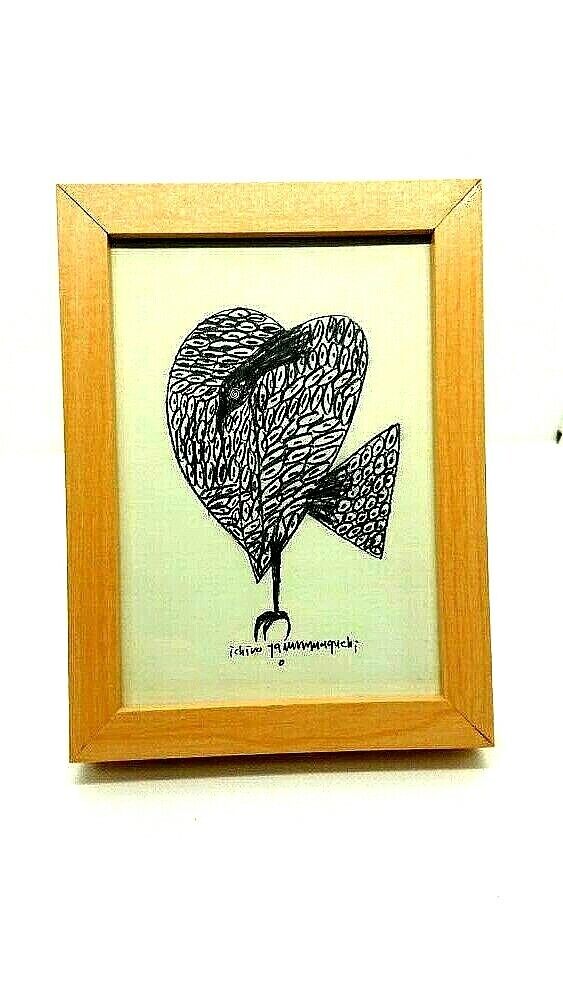 Art Ichiro Yamaguchi DM Card Framed From Japan