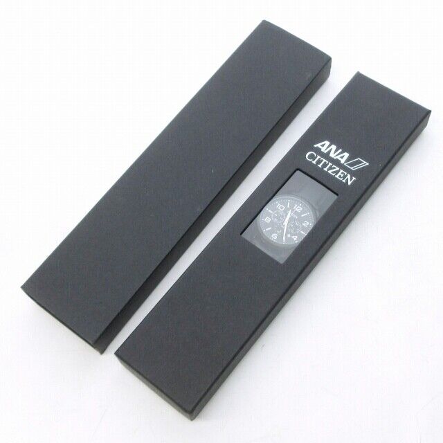 CITIZEN x ANA collaboration exclusive model chronograph 0520-S099994 Used Japan