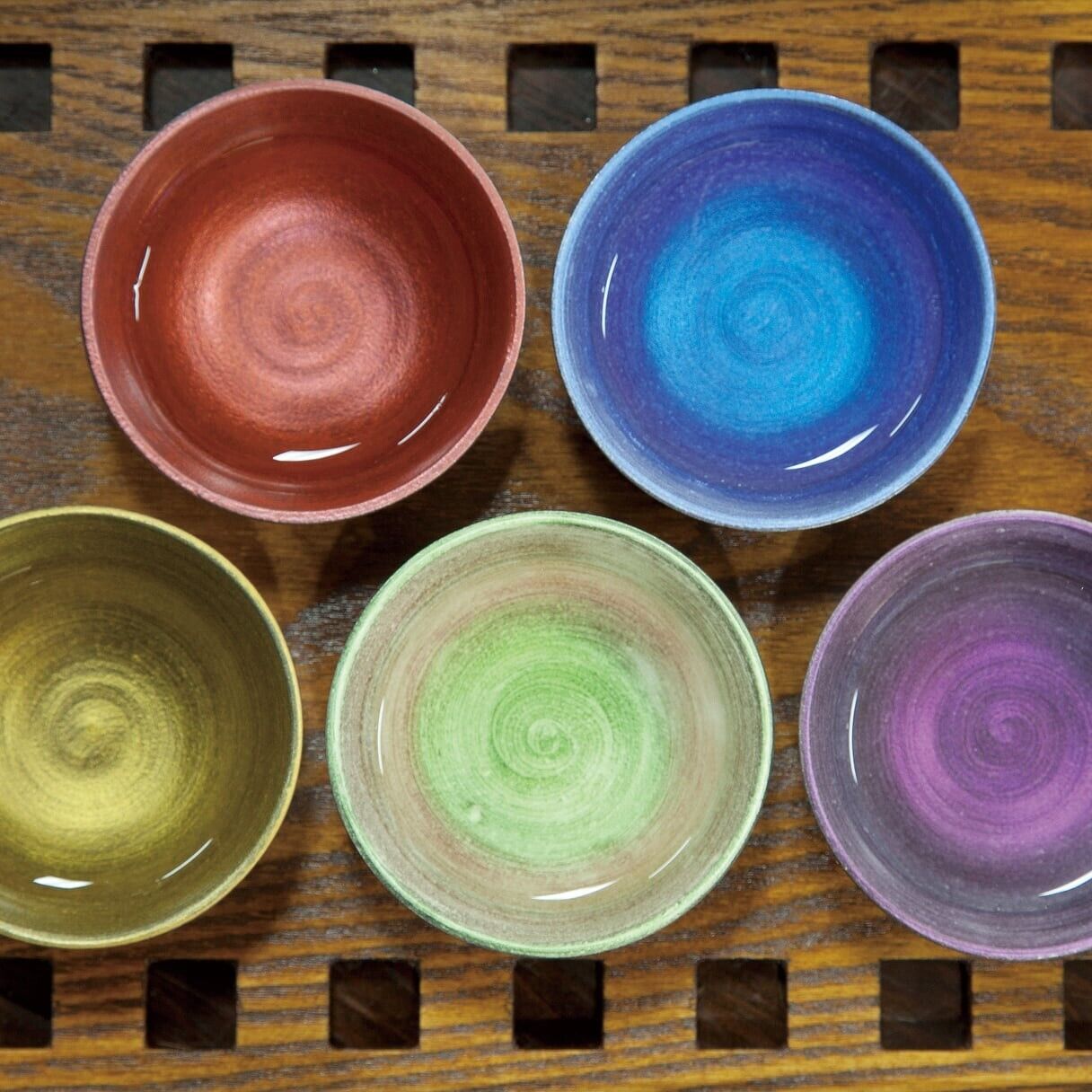 Rare Tokkuri (purple) and sake cup (purple) Made in ARITA Japan