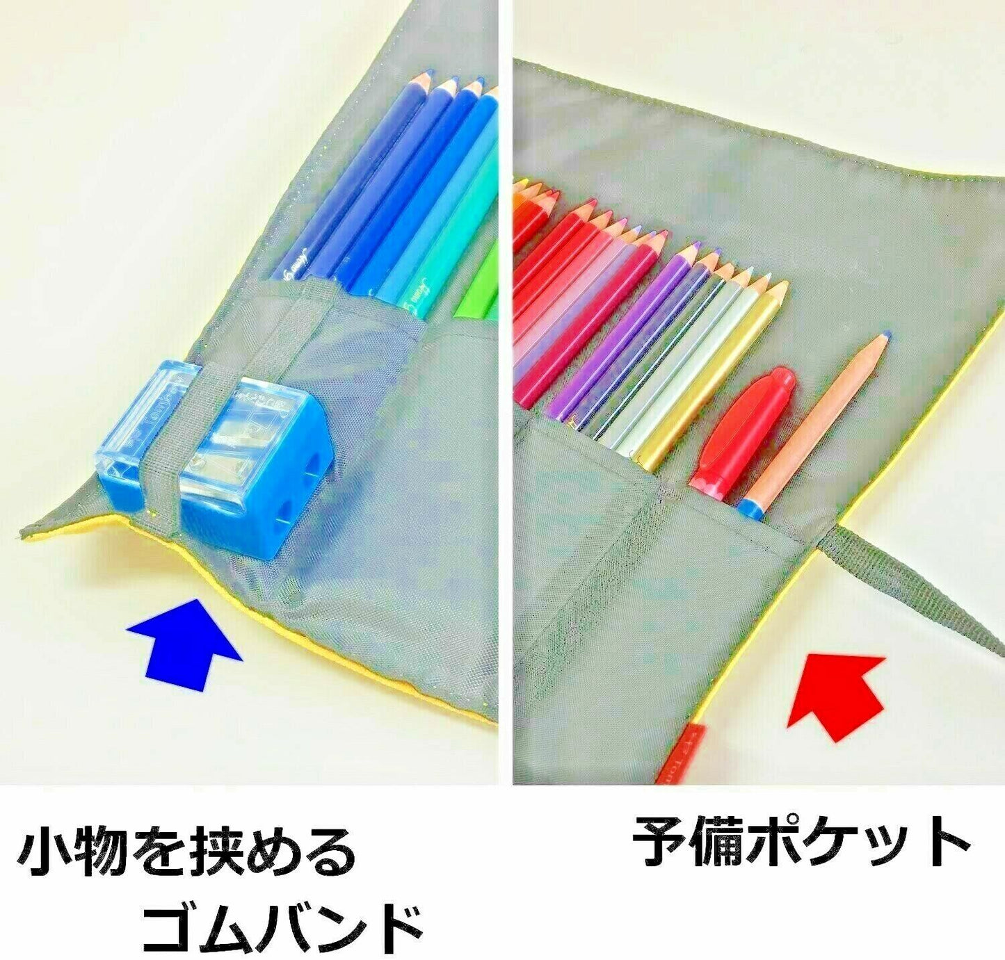Tombow Pencil colored pencils 36 color roll case with mini sharpener From JAPAN