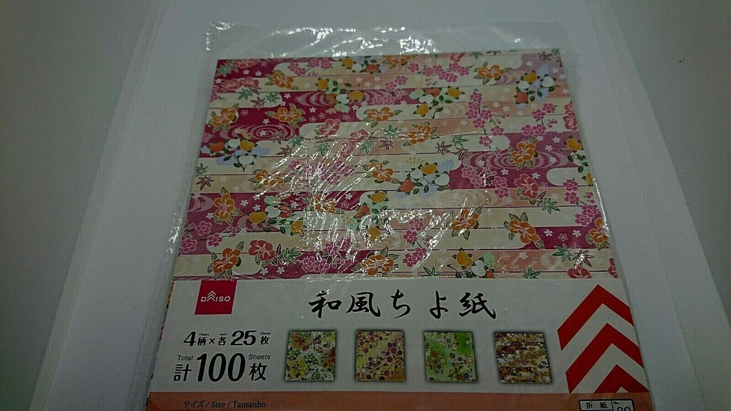 DAISO different sheets Japanese Chiyogami Origami Paper 15cm 320 sheets F/S
