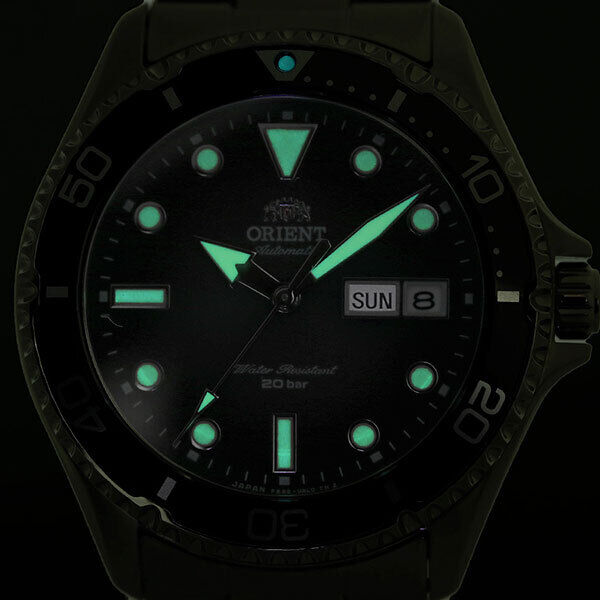 Mint Orient Watch Mako Diver Design GrayGradation RN-AA0810N Used in Japan