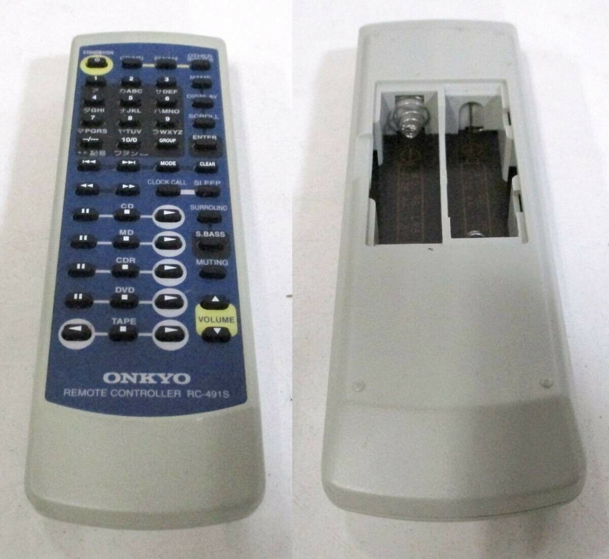 ONKYO CD/MD component FR-N3X new belt new shaft button replaced Used in Japan