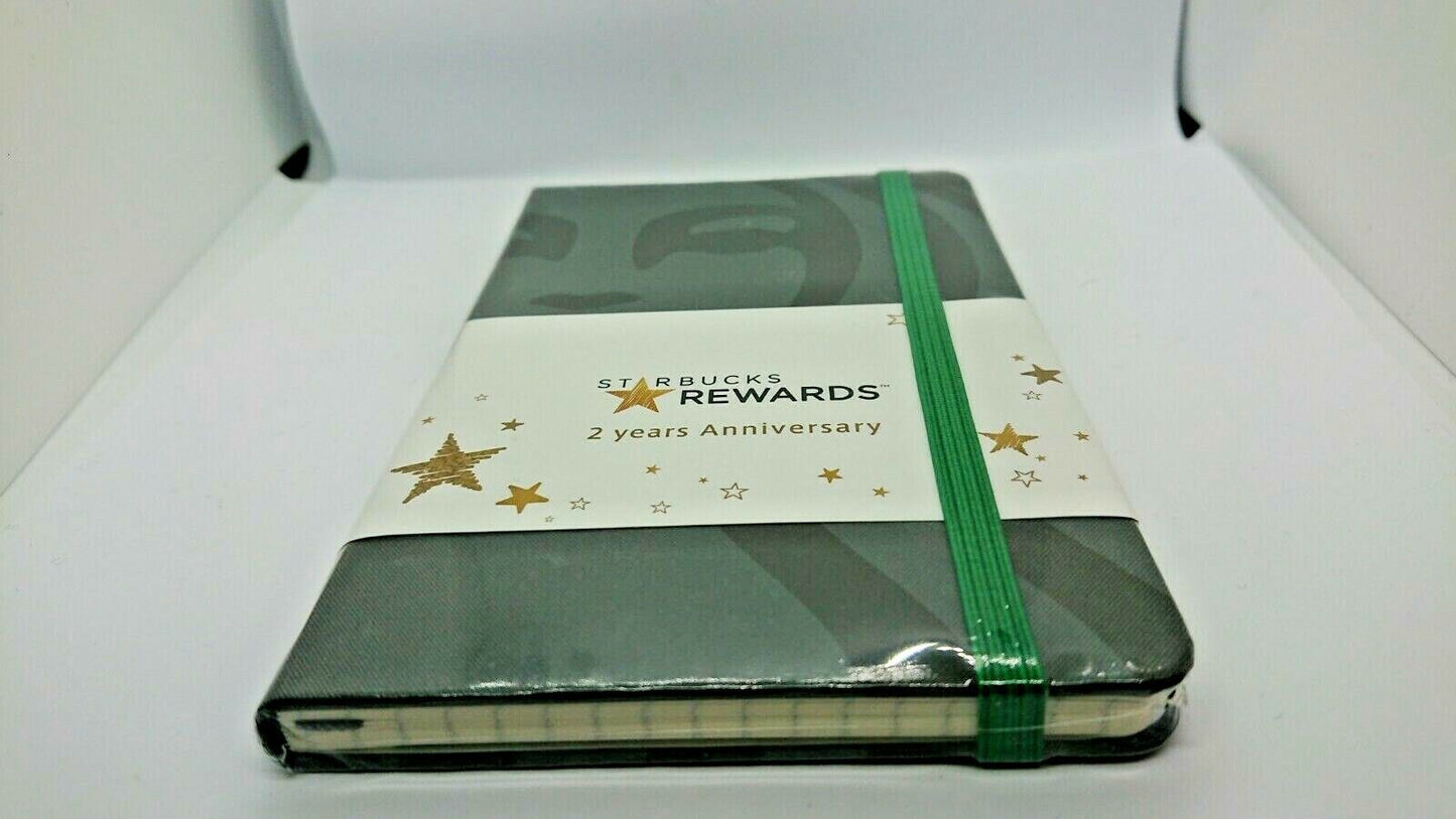 Rare Starbucks Moleskine Notebook 2nd Anniversary Novelty Japan Free Shipping