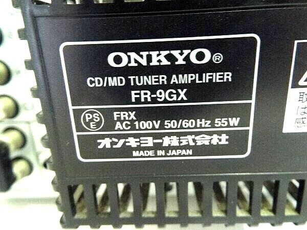 Used Onkyo FR-9GX DV MD DVD Component Speaker System Tuner Amplifier From Japan