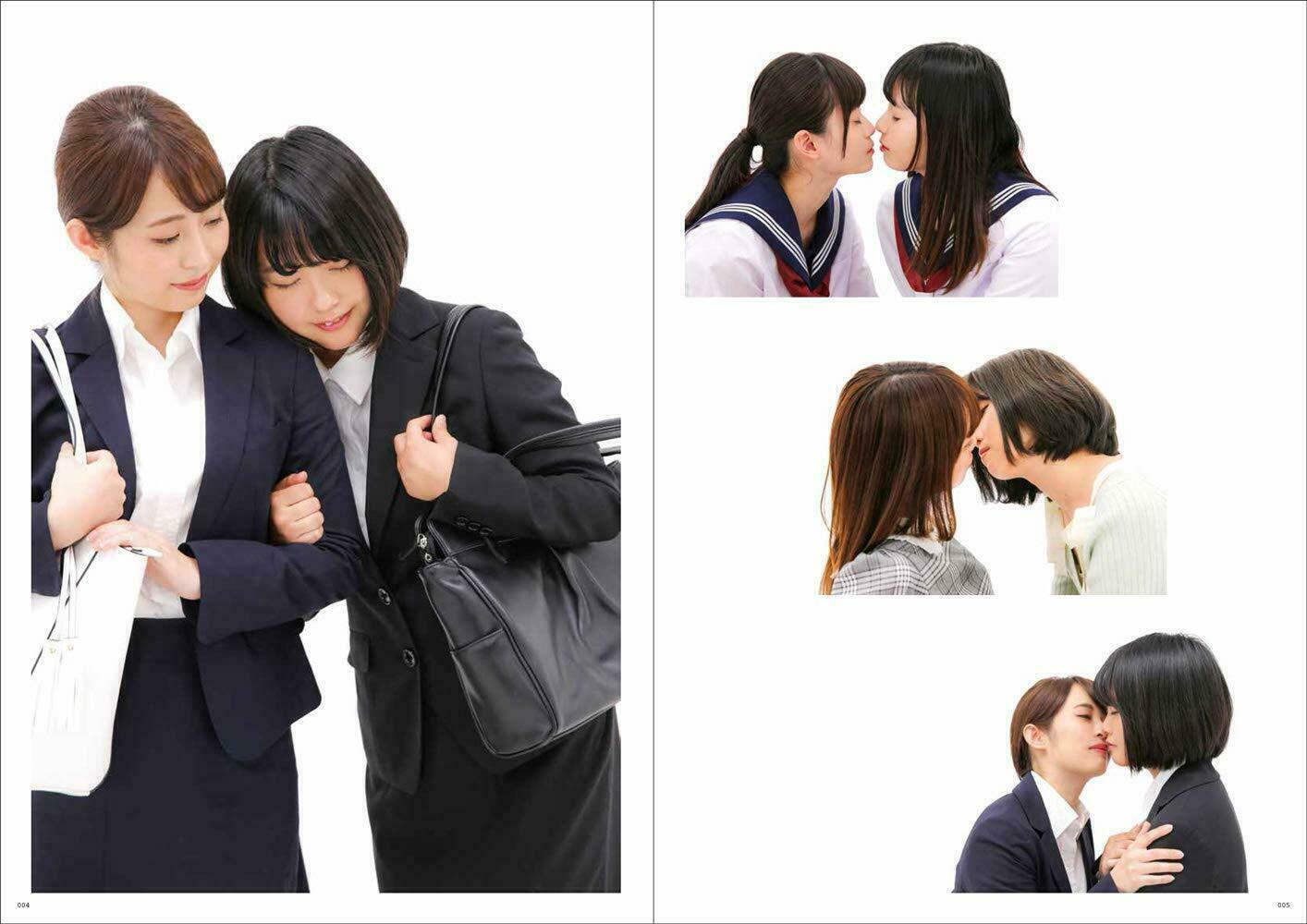 Used How To Draw Manga Pose Collection Book Yuri Photo Girls Love From Japan F/S