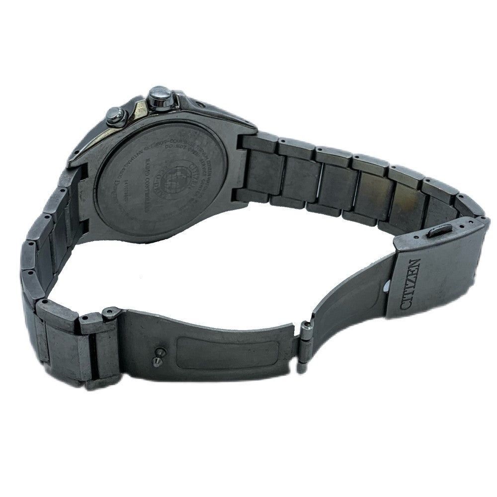 CITIZEN Watch Electric Wave ATTESSA Eco-Drive Solar AT6040-58A Used in Japan