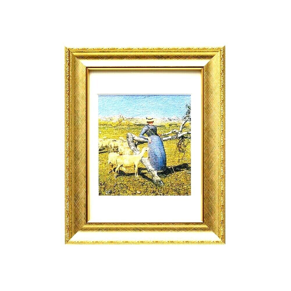 Japan Ohara Museum of Art Mini Frame Segantini Alps Midday Free Shipping
