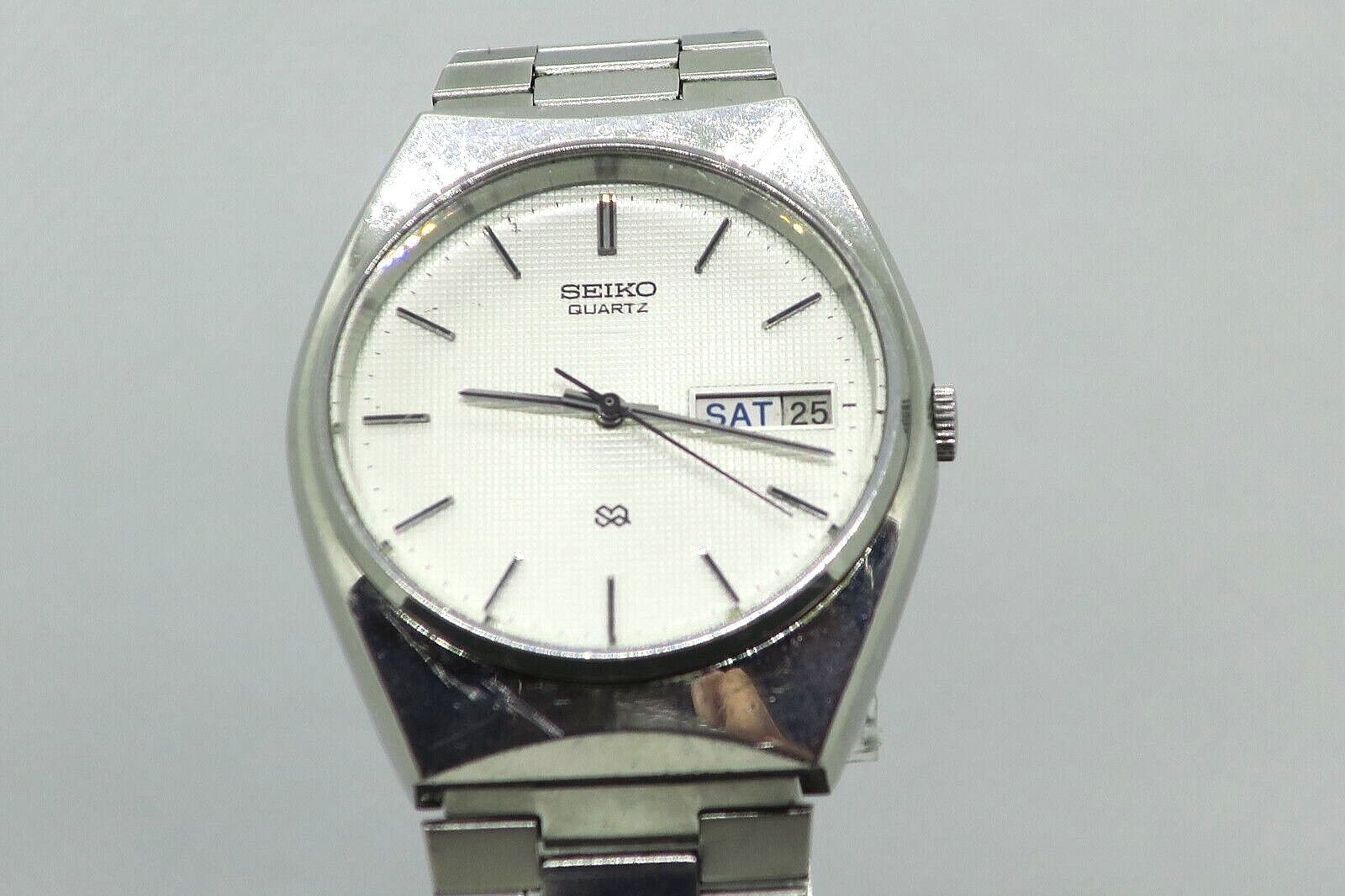 Vintage Rare Seiko Watch Type II 7123 7080 Quartz Mens Used in