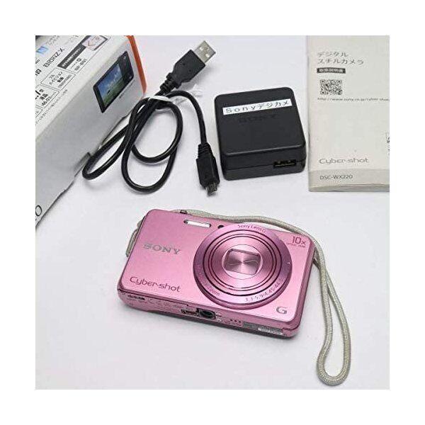 Sony Digital Camera Cyber-shot WX220 Pink Used in Japan – The