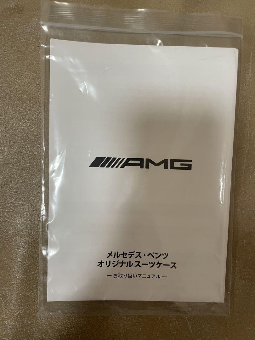 Rare Near Mint Mercedes Benz AMG 4 wheel carry bag gunmetal paint From Japan