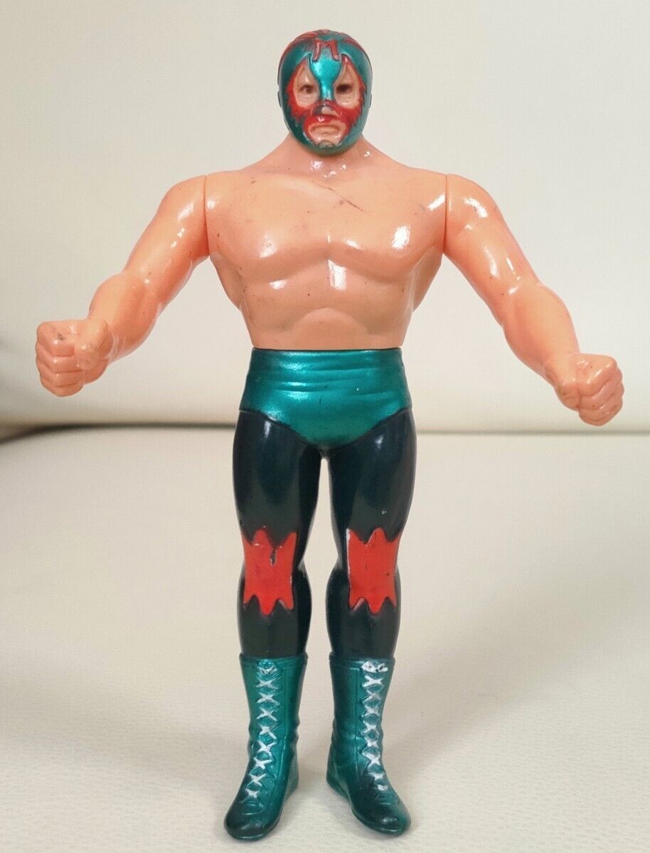 Rare Mil Mascaras/Poppy Super Pro Wrestler Series All Japan Pro Wrestling Used