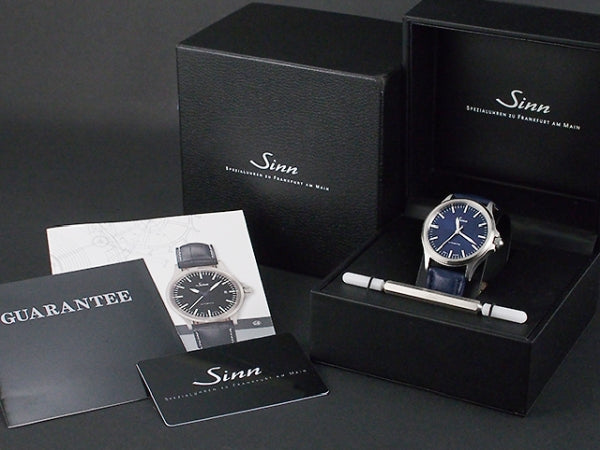 Near Mint Sinn Watch 556.I.B Blue Used in Japan