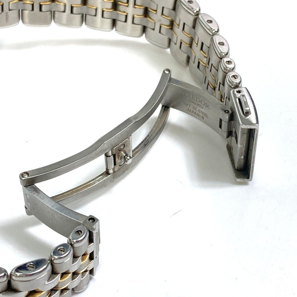 Seiko Watch 4S77-0A30 Credor Pacificique Retrograde Automatic Day Date Used in J