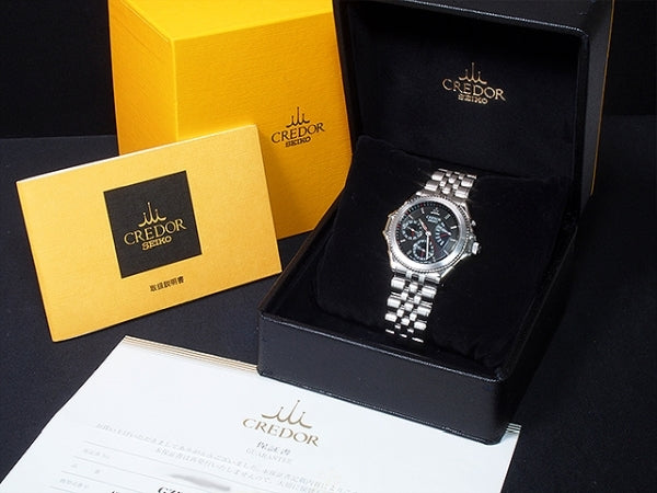 Vintage Seiko Watch Credor Pacificique Day Date GZBG997 4S77-0A20 w/Box Used