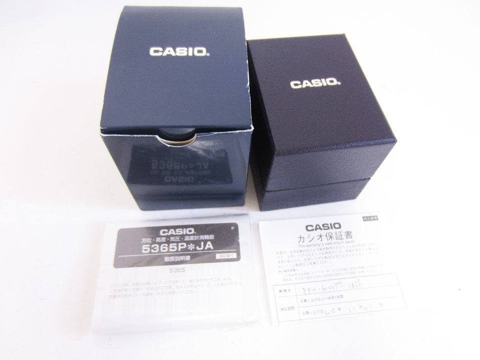 Casio Watch PROTREK Triple Sensor Tough Solar Radio PRW-6000YT-1BJF Used in Japa