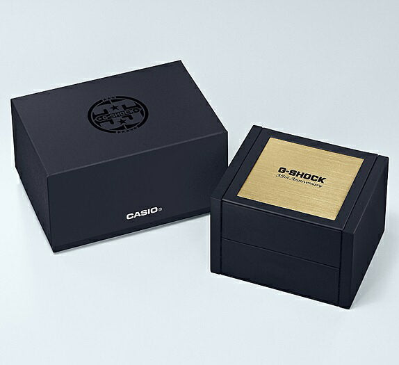 Mint Casio Watch G-Shock 35th Anniversary Limited Tough Solar Gold Digital Used