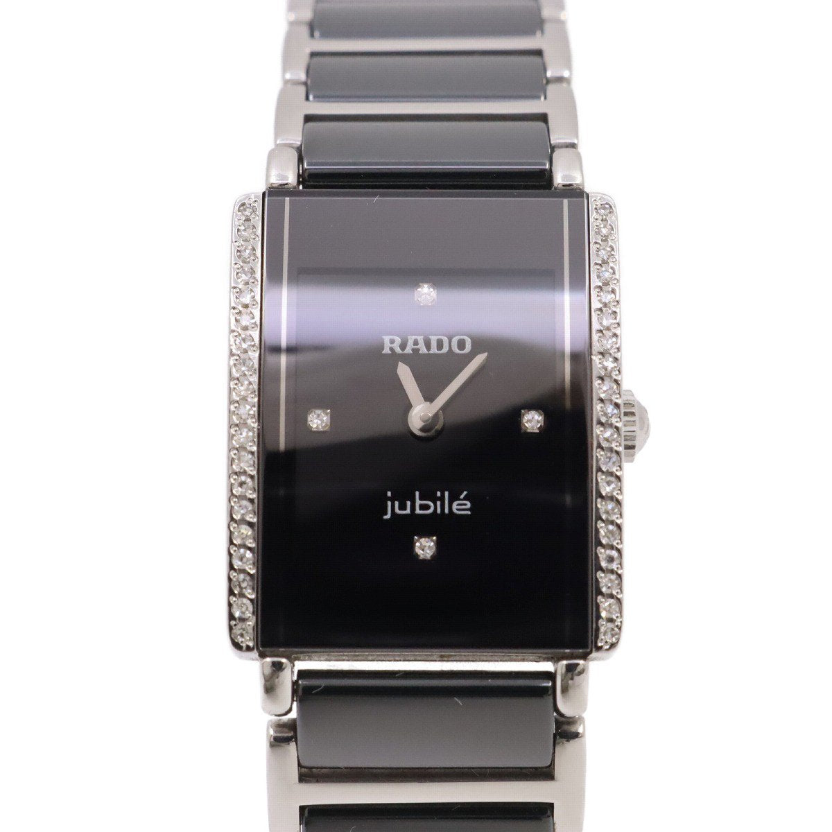 Rado Watch Diamond Star Jubilee Quartz Women's Ceramic x SS