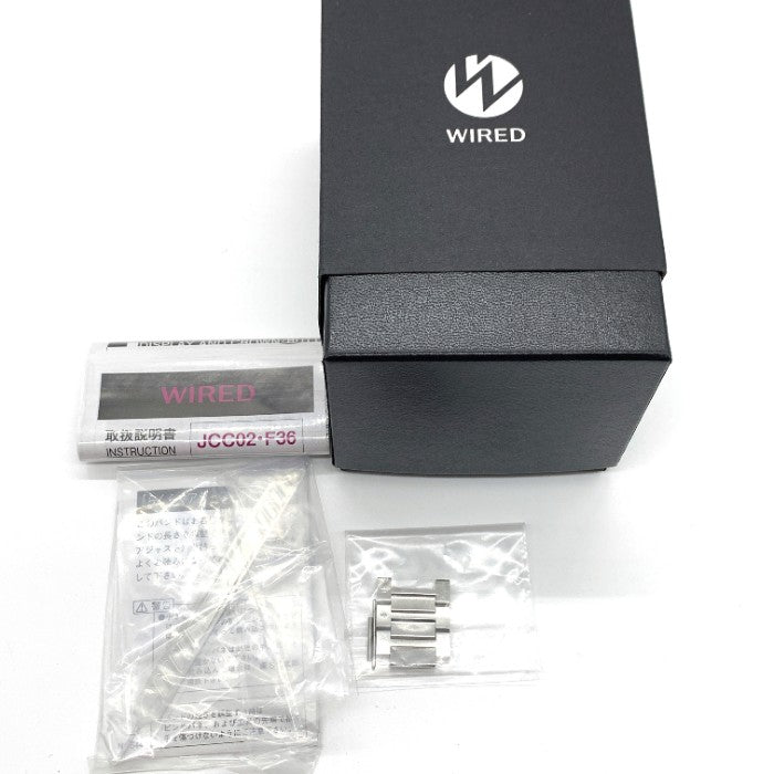 Seiko Watch Chronograph Reflection Quartz WIRED VD54-KJH0 Used in Japan