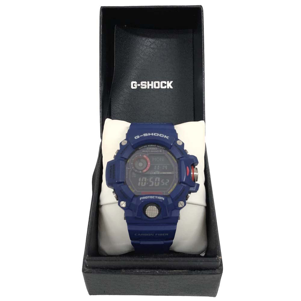 Near Mint Rare Casio Watch GW-9400NVJ-2JF G-Shock Rangeman Men Master of G Navy