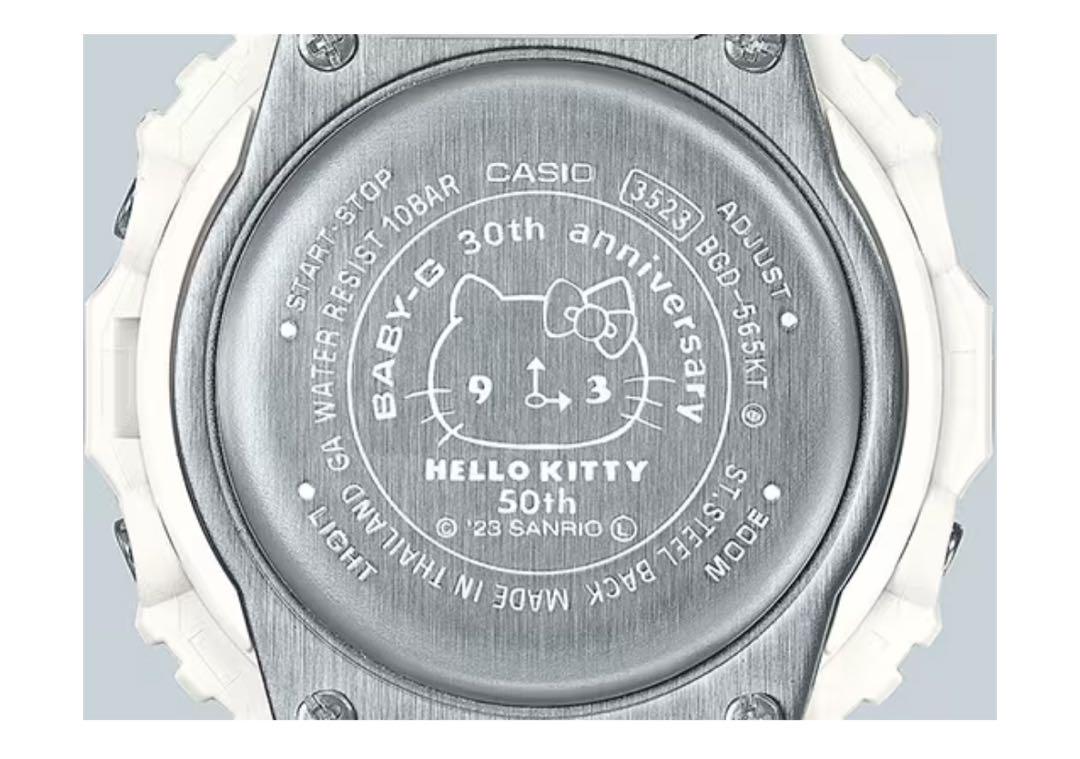 Rare Casio Watch BABY-G Hello Kitty 50th anniversary collabo model limited New