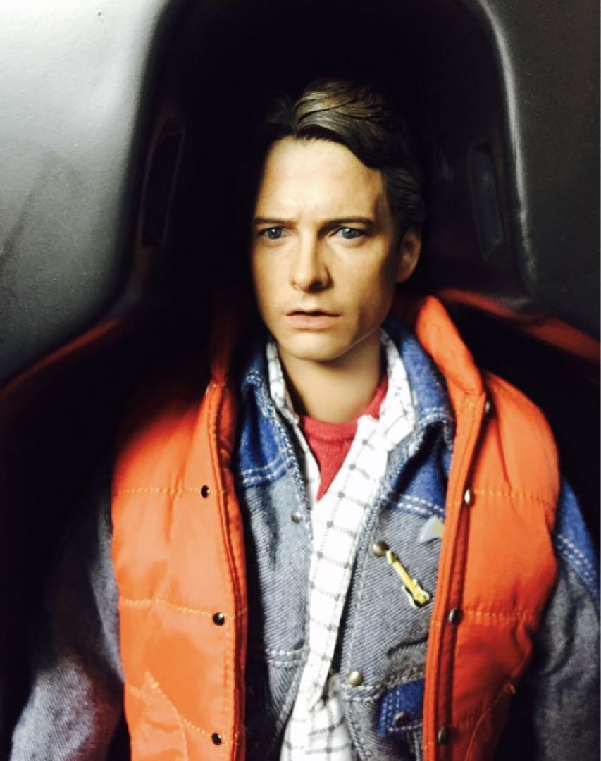 Mint Marty McFly Hot Toys 1/6 scale figure Used in Japan