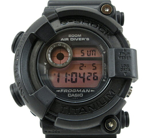 Casio Watch G Shock Frogman Master of G sea DW 8200BK 1JF Used in Japa The Japan Pride