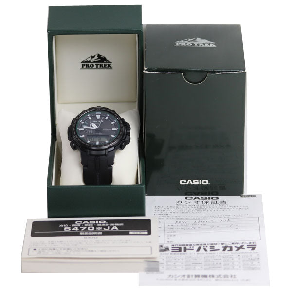Casio PROTREK watch solar radio PRW-S6100Y-1JF Men's Used in Japan