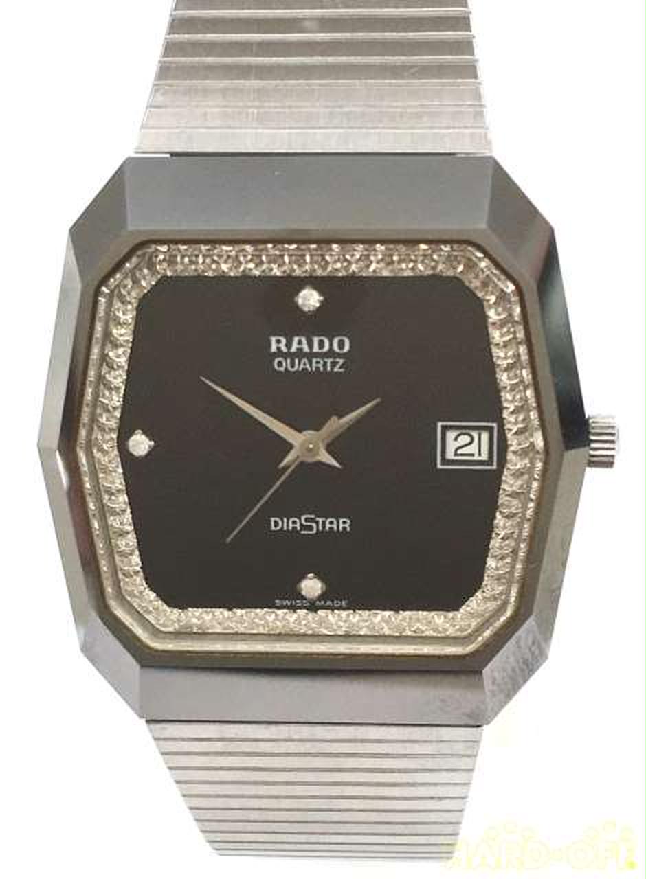 Rado Watch Diastar Quartz SS 113.0182.30 Used in Japan