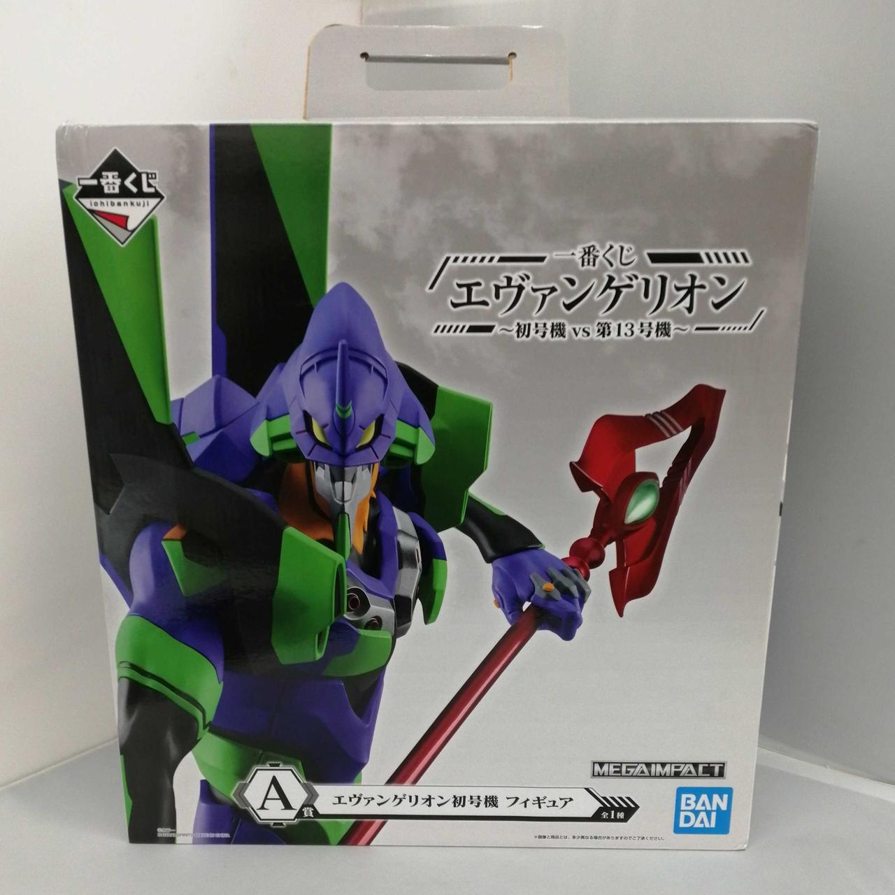 BANDAI Model Number: Prize A Evangelion Figure Ichiban Kuji Unit 01 VS Unit 13 U